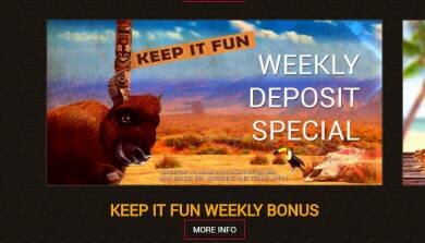 €20 Weekly Bonus at Caribic Casino