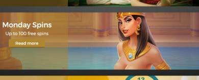 100 Free Spins from Casino Extra