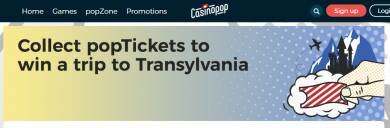 Win a Trip from Casinopop