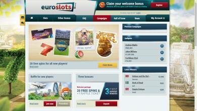 20 Free Spins for all new Euroslots players