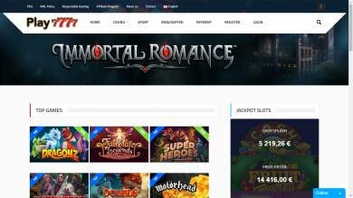 Play7777 Casino Review and Ratings