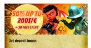 €200 Bonus + 30 Spins from BobCasino