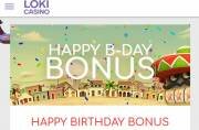 Birthday Bonus from LOKI Casino